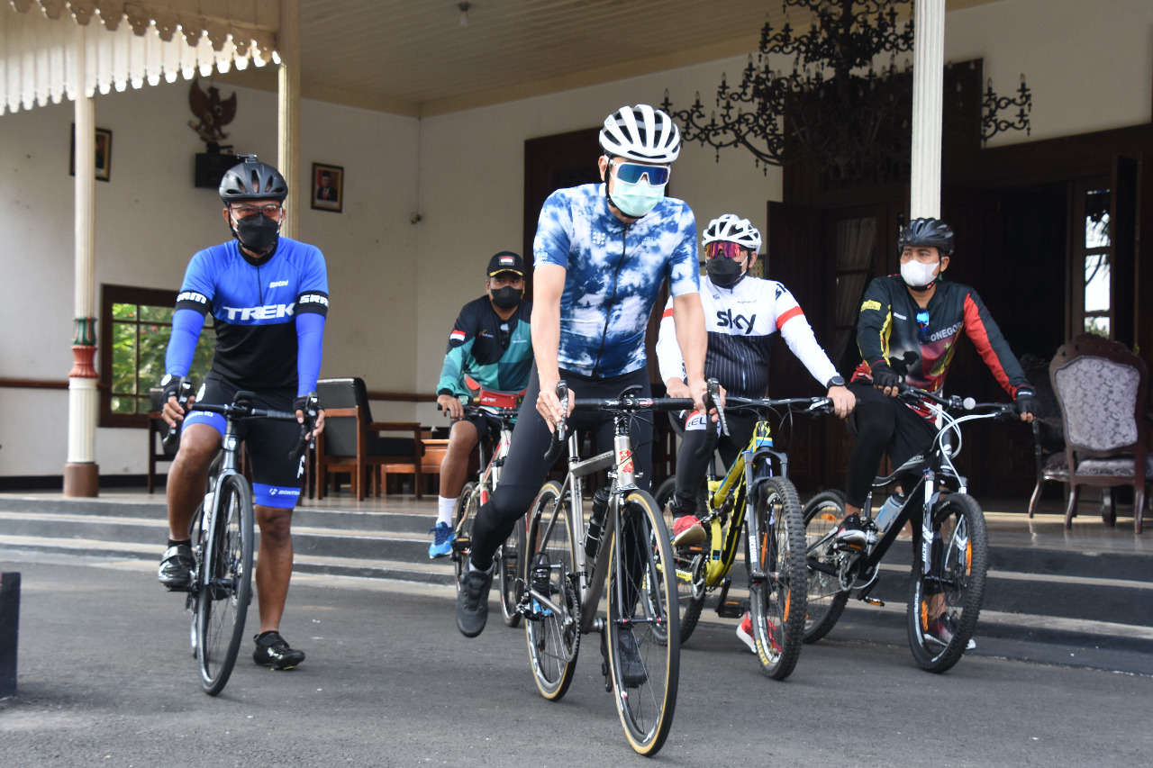 Danrem 073/Makutarama Gowes Bersama Tingkat Kota Salatiga